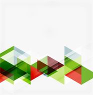 Abstract geometric background Modern overlapping triangles N521