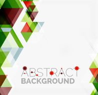 Abstract geometric background Modern overlapping triangles N522