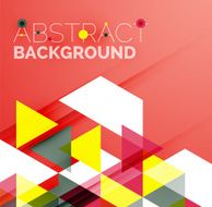 Abstract geometric background Modern overlapping triangles N524