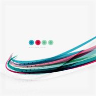 Blue wave abstract background N21