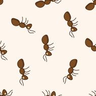 bug cartoon seamless pattern background N9