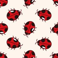 bug cartoon seamless pattern background N12