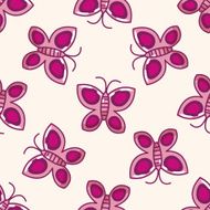 bug cartoon seamless pattern background N13