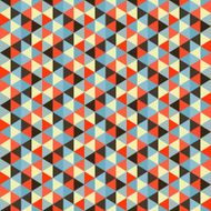 Seamless geometric triangles background Mosaic N2