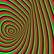 Pattern with optical illusion Abstract background Optical art