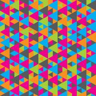 Geometric triangles background Mosaic N3