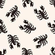 bug cartoon seamless pattern background N17