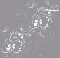 Abstract vector spring illustration for design