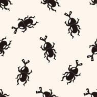 bug cartoon seamless pattern background N20