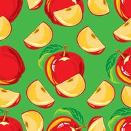 seamless pattern from apples