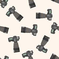 camera cartoon seamless pattern background N30