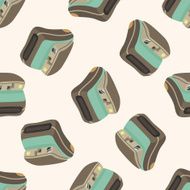 camera cartoon seamless pattern background N32