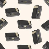 camera cartoon seamless pattern background N34