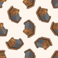 camera cartoon seamless pattern background N35