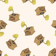 radio cartoon seamless pattern background N35