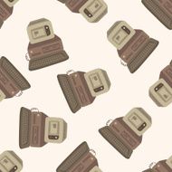 computer cartoon seamless pattern background N24