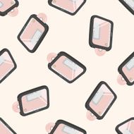 computer cartoon seamless pattern background N27