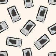 cellphone cartoon seamless pattern background N18