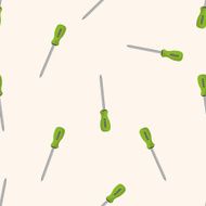 Screwdriver cartoon seamless pattern background