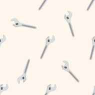 work tool wrench cartoon seamless pattern background N2