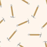 hammer cartoon seamless pattern background