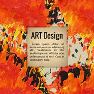 Template for cards text designs posters