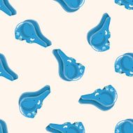 Amusement park facilities cartoon seamless pattern background N84