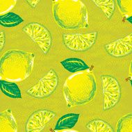 seamless pattern of lemons N2