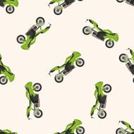 transportation motor cartoon seamless pattern background N13