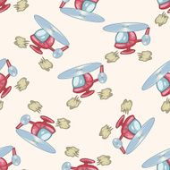 transportation Helicopters cartoon seamless pattern background N4