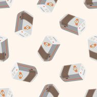 Dehumidifiers cartoon seamless pattern background