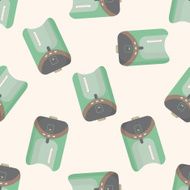 Home appliances theme ectric thermos cartoon seamless pattern background N3