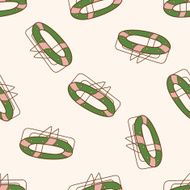 Amusement park facilities cartoon seamless pattern background N95