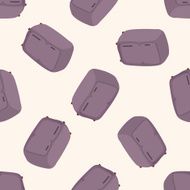 Home appliances theme refrigerator cartoon seamless pattern background N5