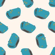 Home appliances theme oven cartoon seamless pattern background N3
