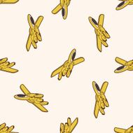 spaceship cartoon seamless pattern background N58