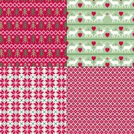 scandinavian christmas patterns