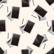 computer cartoon seamless pattern background N29