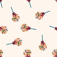 candy cartoon seamless pattern background N12