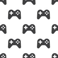 joystick vector seamless pattern