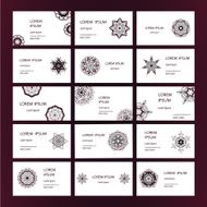 Mandalas business card 2 N5