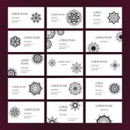 Mandalas business card N2