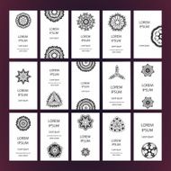 Mandalas business card N3