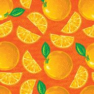 pattern of oranges with slices N2