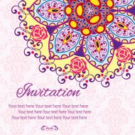 invitation card vintage