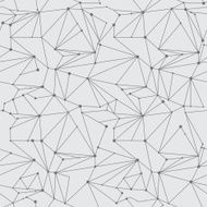 Abstract Geometric Vector Pattern