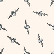 transportation airplane cartoon seamless pattern background N30