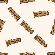 Building house tower cartoon seamless pattern background N2