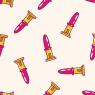 Building house tower cartoon seamless pattern background N11