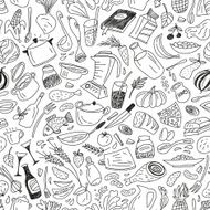 natural food seamless background